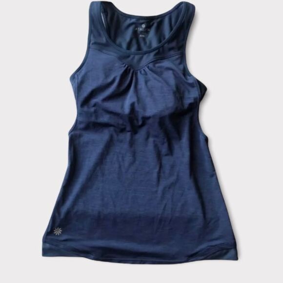 Athleta Gel Mesh Supercharged 2 in 1 Tank Top XXS - Picture 3 of 11